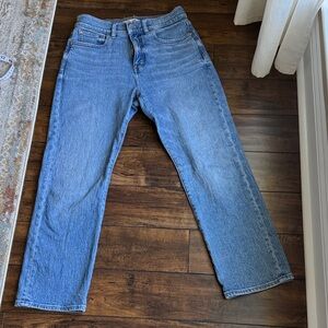 Madewell Jeans 90s straight 27 inch inseam